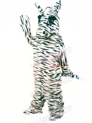 Friendly Zebra Mascot Costumes Cartoon	