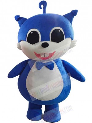 Party Unisex Blue Fox Mascot Costume Animal