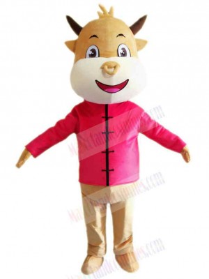 Cow mascot costume