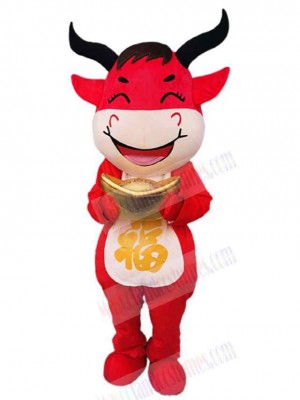Cow mascot costume