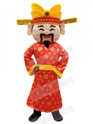 God of Wealth mascot costume