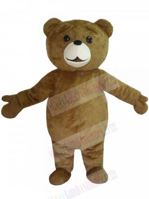 Fat Brown Bear Mascot Costume For Adults Mascot Heads