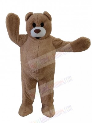 Likable Teddy Bear Mascot Costume For Adults Mascot Heads