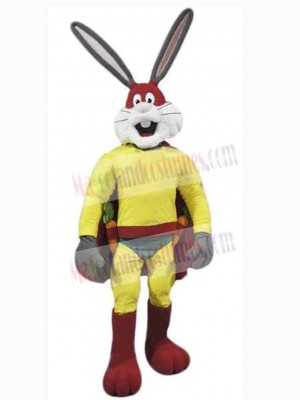 Super Red Rabbit Mascot Costume Animal