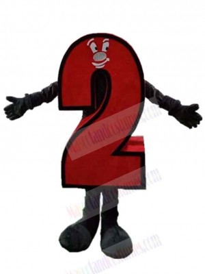  Arabic Number Two Mascot Costume