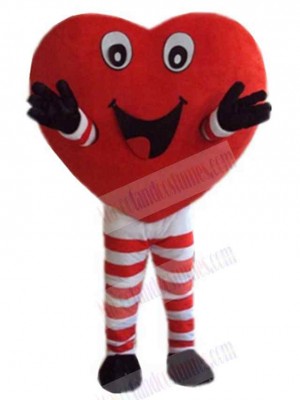 Heart mascot costume