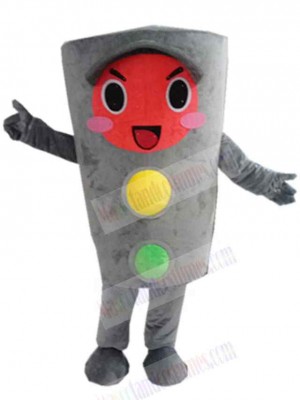 Gray Traffic Light Mascot Costume