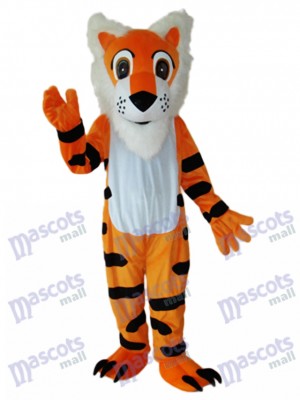 Long Beard Tiger Mascot Adult Costume Animal 