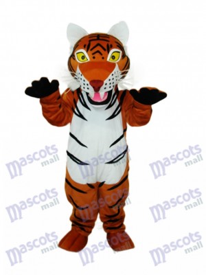 Brown Tiger Mascot Adult Costume