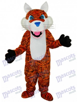 Brown Tiger Mascot Adult Costume