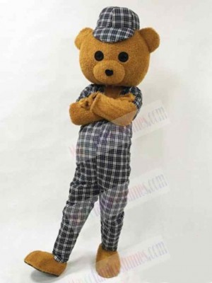 Cool Brown Teddy Bear Mascot Costume Animal