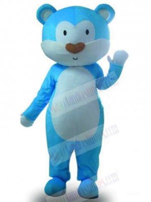 Blue Baby Bear Mascot Costume Animal
