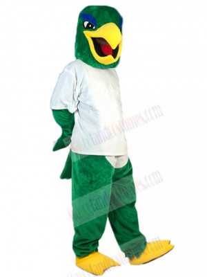 Cool Green Eagle Hawk Mascot Costume Animal