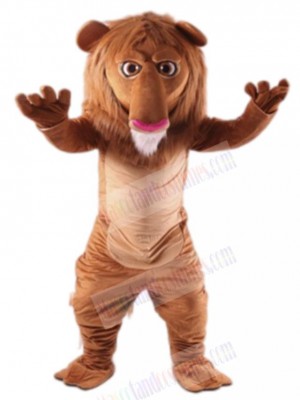 Plush Adult Lion Mascot Costume Animal