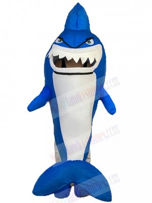 Blue Shark Adult Mascot Costume Animal