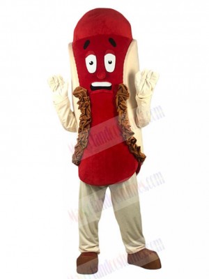 Cute Hotdog Mascot Costume Food