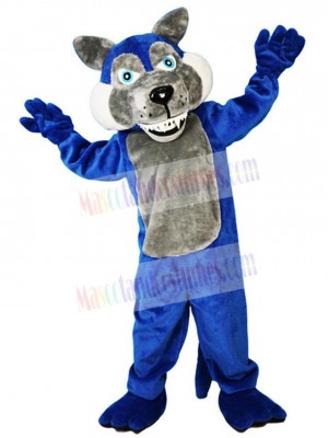 Blue Wolf Adult Mascot Costume Animal