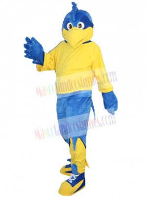 Blue Sports Eagle Mascot Costume Animal