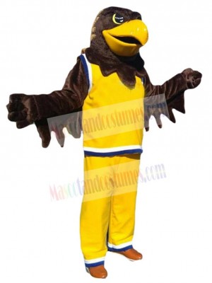 Brown Sport Eagle Mascot Costume Animal