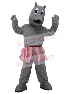 Hippo mascot costume