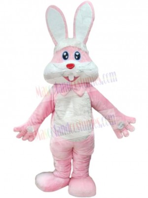 Lovely Pink Bunny Mascot Costume Animal