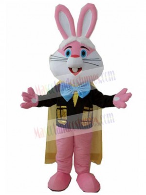 Fashion Pink Rabbit Mascot Costume Animal