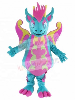 Colorful Dragon Mascot Costume Animal