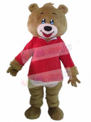 Positive Bear Mascot Costume Animal