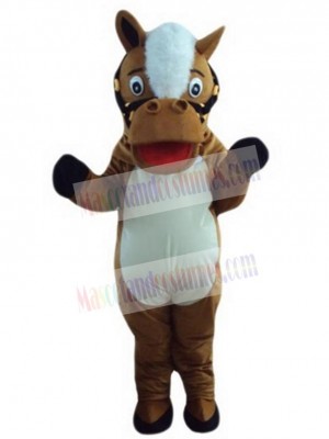 Lovely Horse Mascot Costume Animal