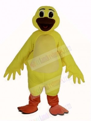 Yellow Waddles Duck Mascot Costume Animal