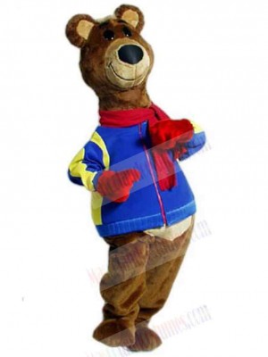 Brisky Bear Adult Mascot Costume Animal