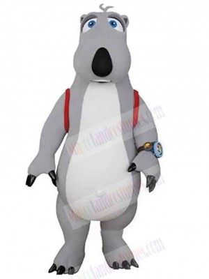 Cartoon Backkom Bear Mascot Costume Animal