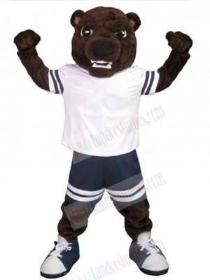 Power Team Bear Mascot Costume Animal