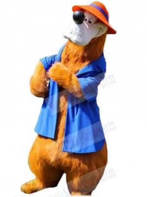 Superb Cartoon Bear Mascot Costume Animal