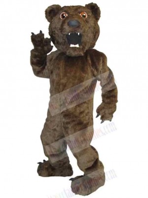Vigorous Brown Bear Mascot Costume Animal
