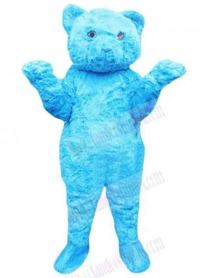 All Blue Bear Mascot Costume Animal