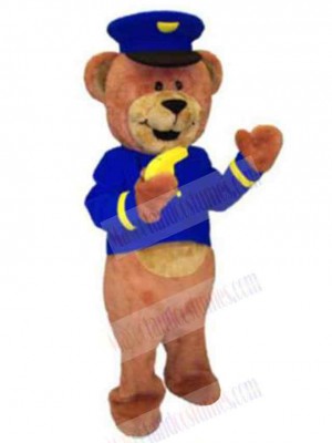 Teddy Bear Policeman Mascot Costume Animal