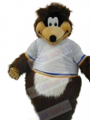 Fat Brown Bear Mascot Costume Animal