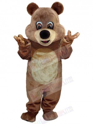 Friendly Bear Mascot Costume Animal