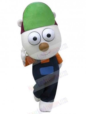 Cartoon White Bear Mascot Costume Animal