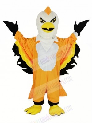 Orange Thunderbird Mascot Costume Animal