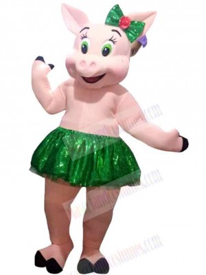 Pig mascot costume