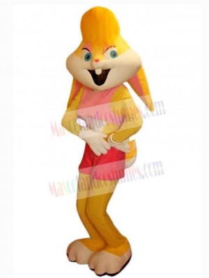 Yellow Bunny Mascot Costume Animal