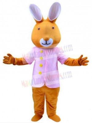Brown Rabbit Mascot Costume Animal