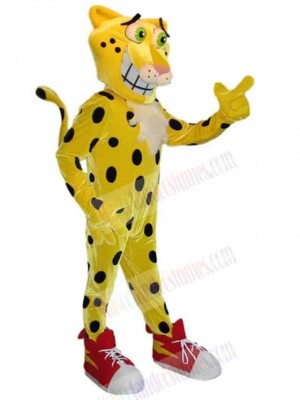 Leopard mascot costume