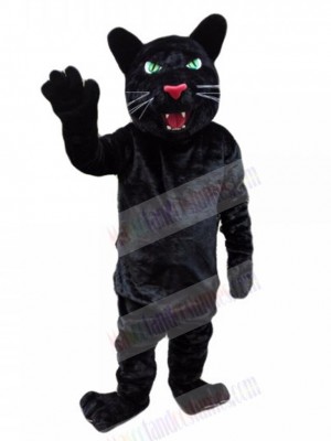 Powerful Black Leopard Mascot Costume For Adults Mascot Heads