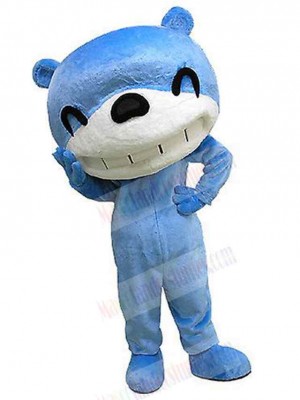 Blue and White Bear Mascot Costume For Adults Mascot Heads