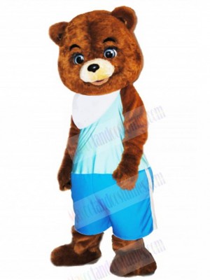 Football Player Bear Mascot Costume For Adults Mascot Heads