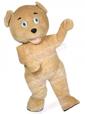 Golden Teddy Bear Mascot Costume For Adults Mascot Heads