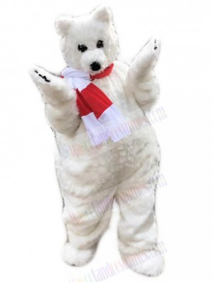 Giant Polar Bear Mascot Costume For Adults Mascot Heads